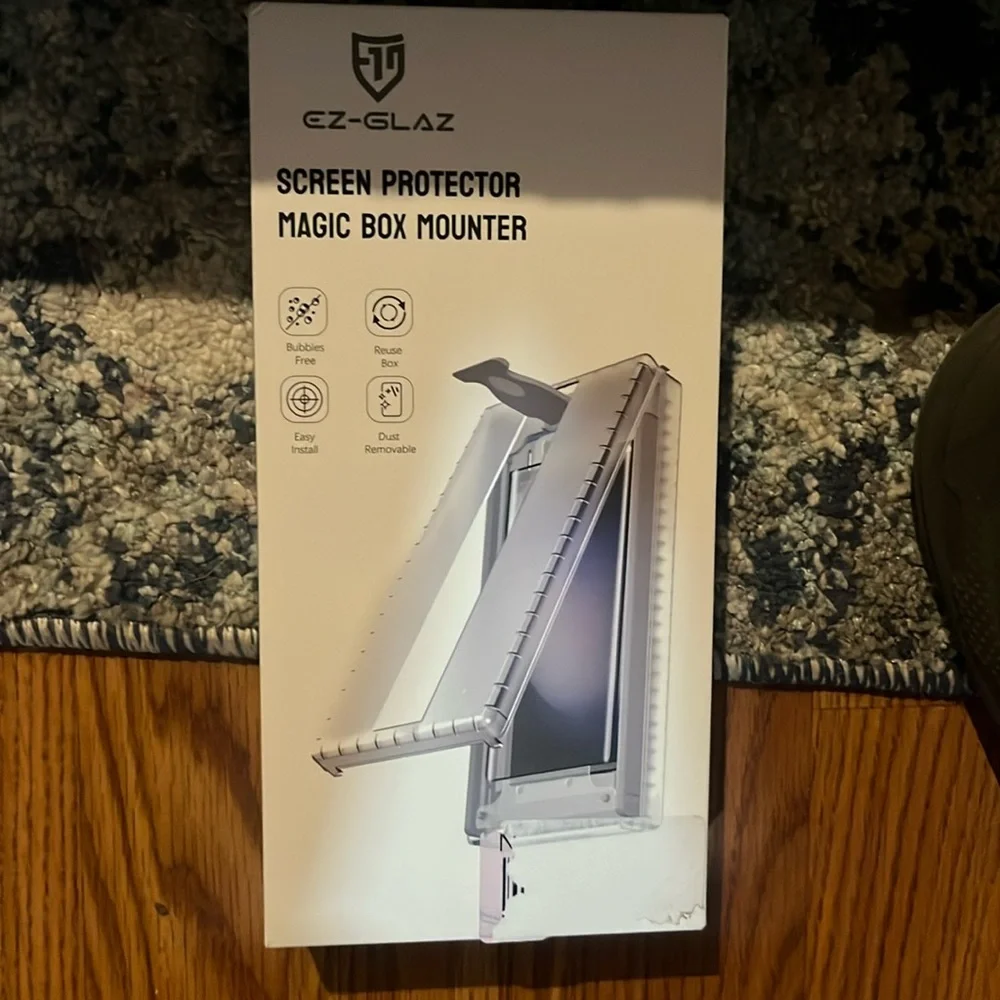 Screen protector magic box mounter